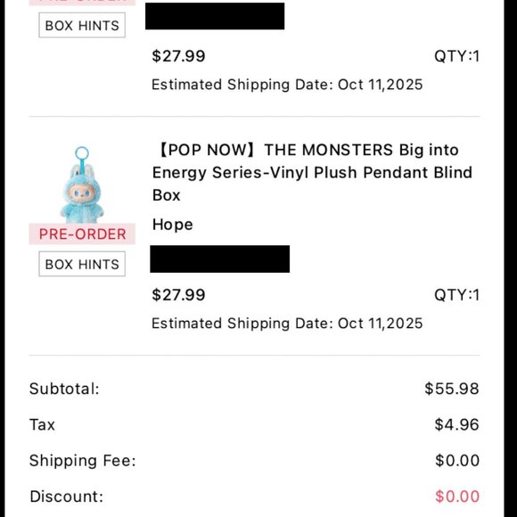 Pop Mart Labubu THE MONSTERS Big into Energy Series Vinyl Plush - 'Hope' - Picture 7 of 7